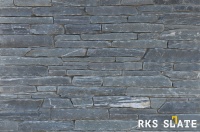 Натуральный камень для фасада RKS SLATE RKS SLATE Black Slate Strips